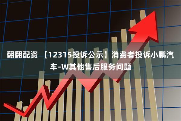 翻翻配资 【12315投诉公示】消费者投诉小鹏汽车-W其他售后服务问题
